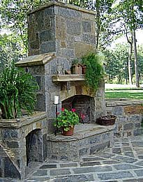 Outdoor Fireplace
